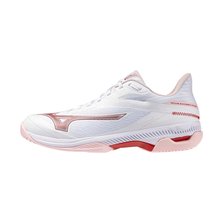 Mizuno Wave Exceed Court 'White / Pink' Мужские