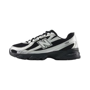 Black Metallic Silver