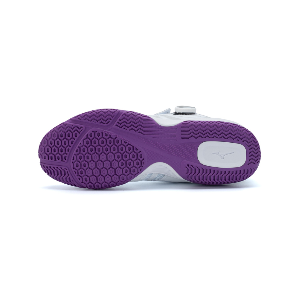 Mizuno Wave Medal 'White Purple' Мужские
