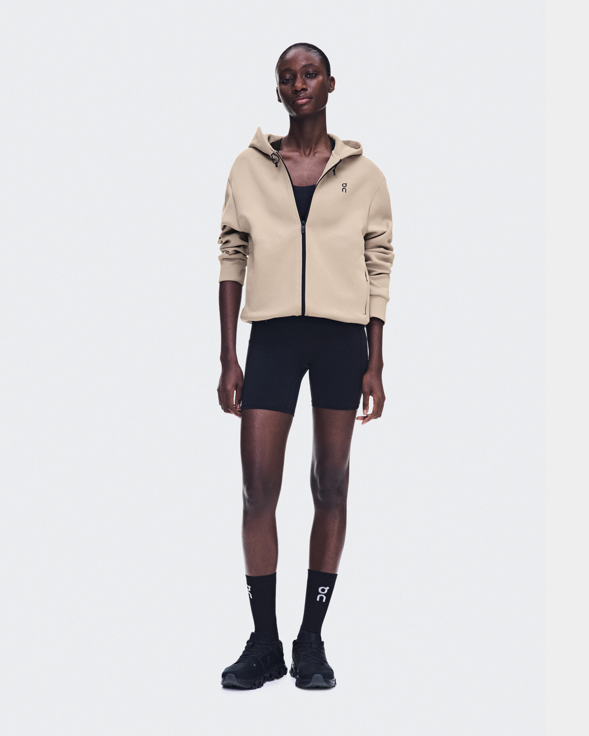 Худи On Focus Tech Zip Hoodie «Desert» Женская