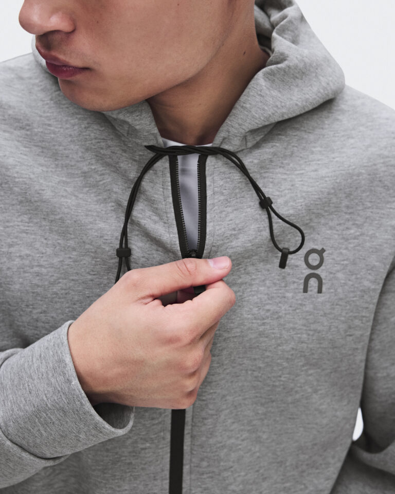 Худи On Focus Tech Zip Hoodie «Basalt» Мужская