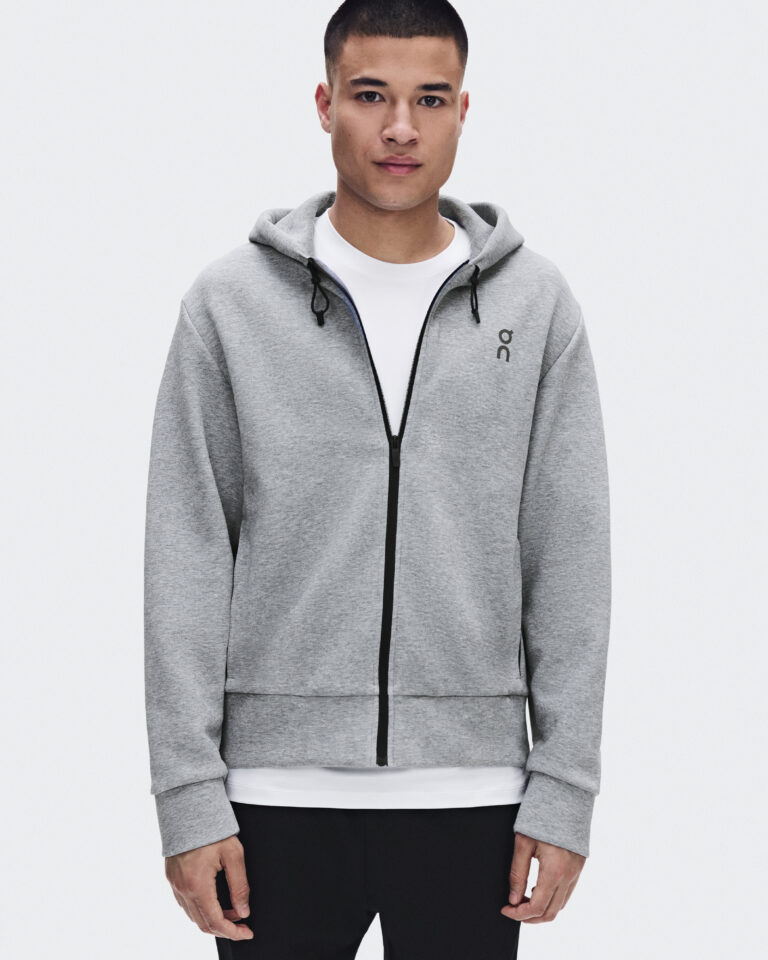 Худи On Focus Tech Zip Hoodie «Basalt» Мужская