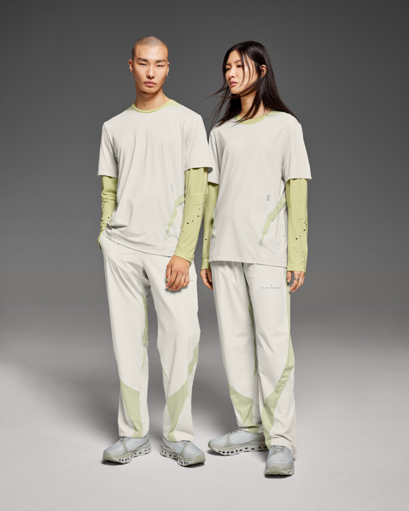 Брюки On Running Pants PAF «Moondust Chalk» Унисекс