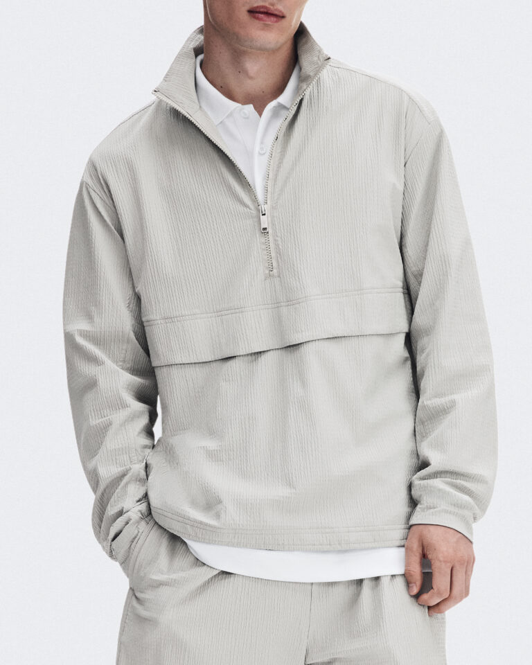 Худи On Courtside 1/2 Zip Eaze «Brume» Мужская