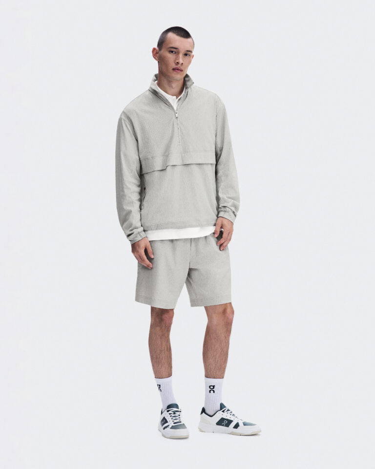 Худи On Courtside 1/2 Zip Eaze «Brume» Мужская