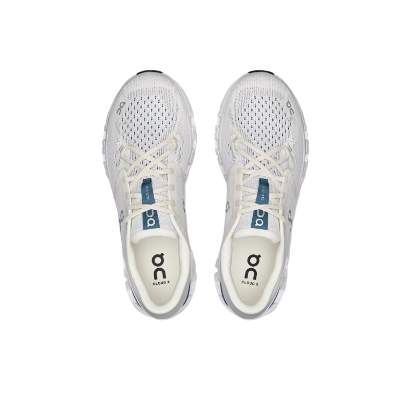 On Cloud X 4 'Ivory Steel' Мужские