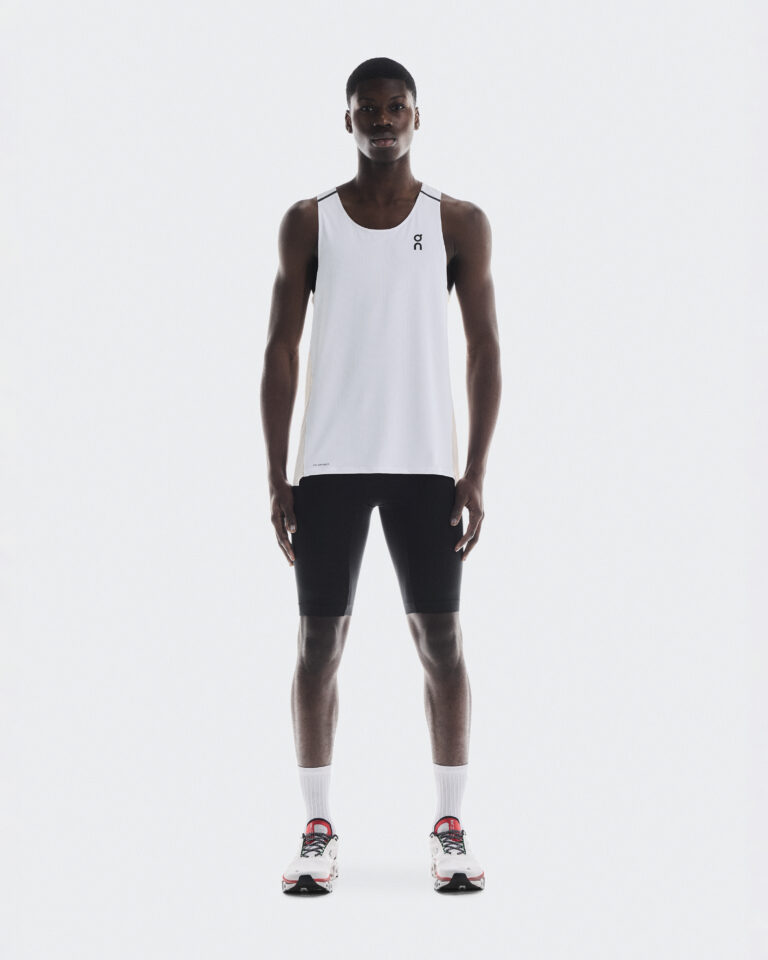Футболка On Performance Tank «White Silver» Мужская