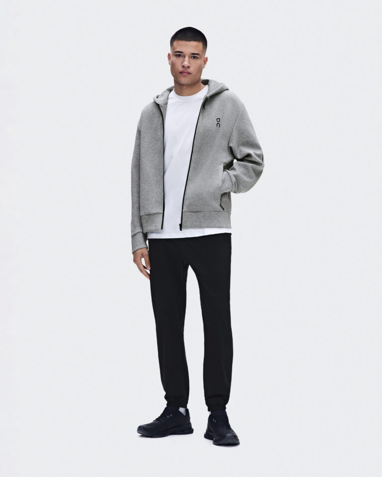 Худи On Focus Tech Zip Hoodie «Basalt» Мужская