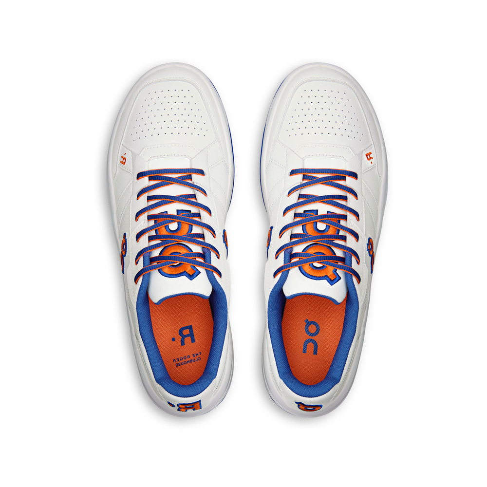 On THE ROGER CH Varsity 'White Indigo' Мужские