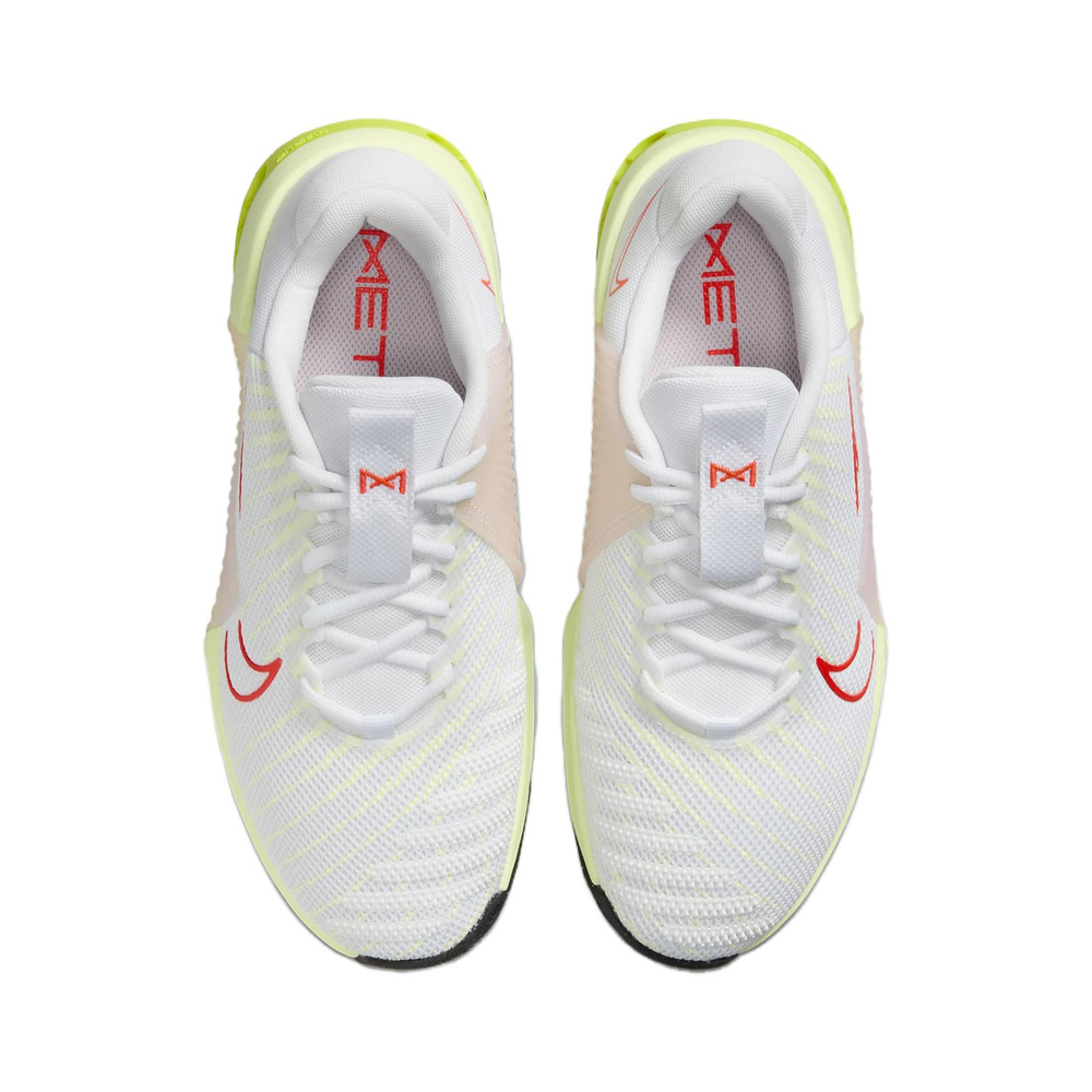 Nike Metcon 9 'White / Volt / Barely Volt / Bright Crimson' Женские