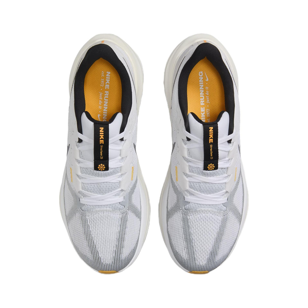 Nike Zoom Structure 25 'Black / White / Smoke Grey / Total Orange' Мужские