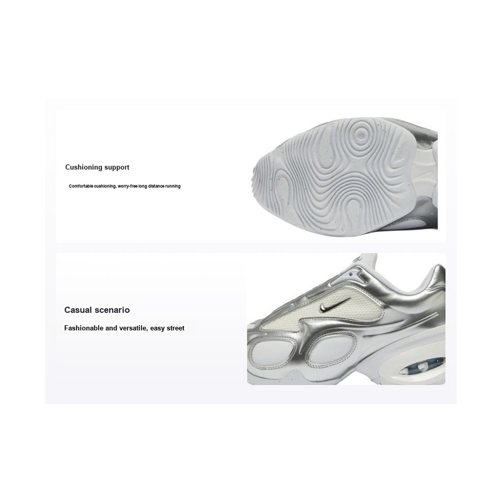Nike Air Max Muse 'White / Pure Platinum / Metallic Silver' Женские