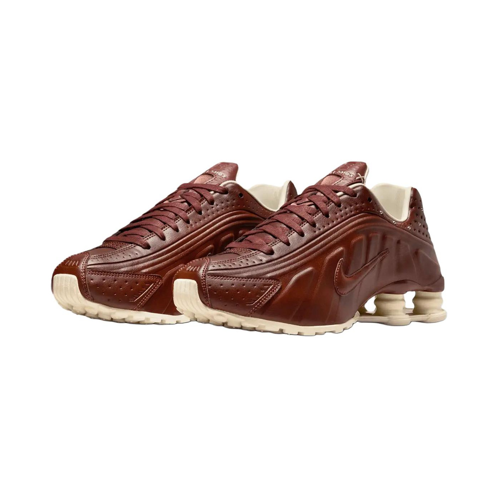 Nike Shox R4 'Dark Pony / Soft Pearl / Pure Platinum / Dark Pony' Женские