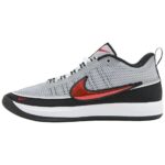 Metallic Silver / Black / White / Sport Red