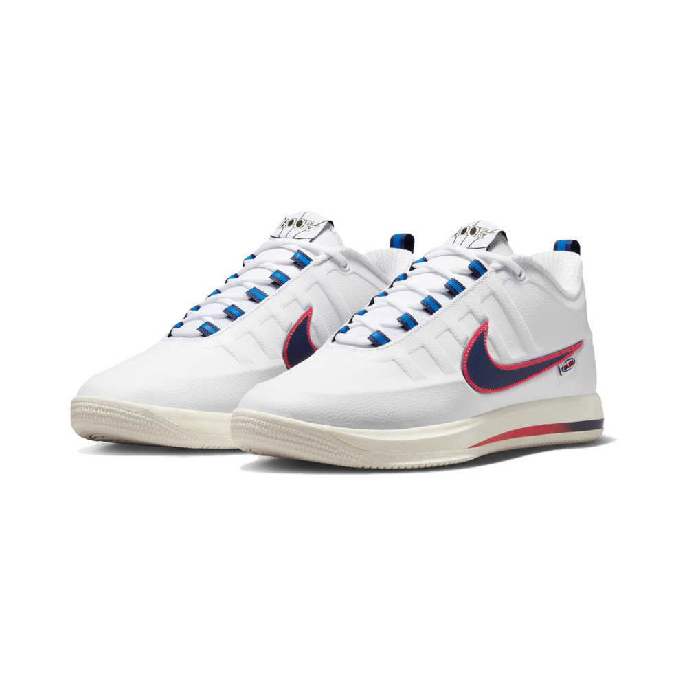 Nike Book 2 'White / Black / Cool Grey / Metallic Cool Grey' Мужские
