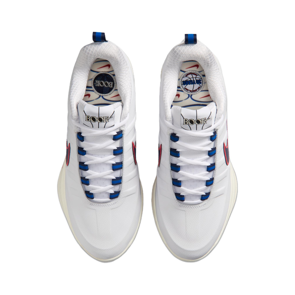 Nike Book 2 'White / Black / Cool Grey / Metallic Cool Grey' Мужские
