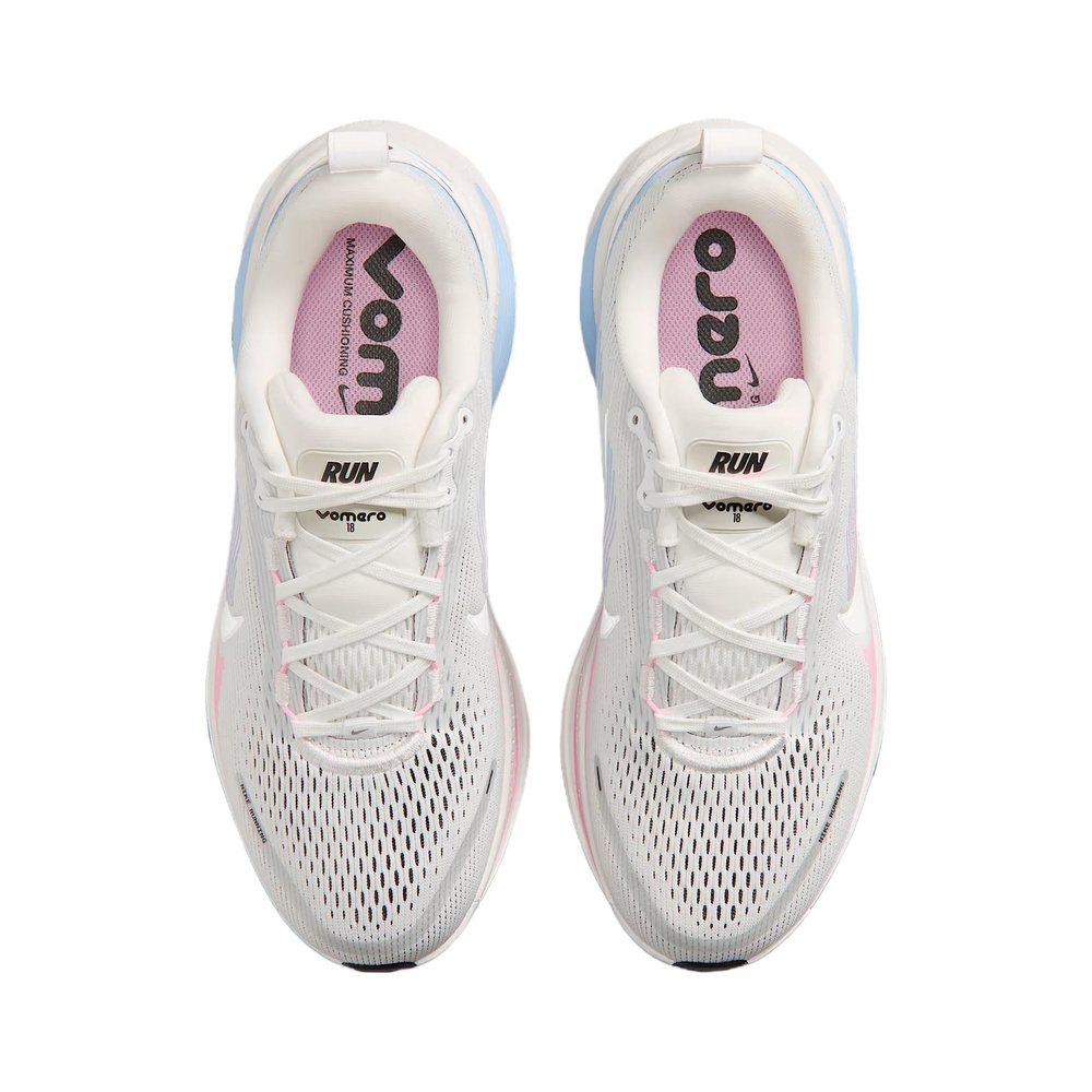 Nike Vomero 18 'Summit White / Medium Soft Pink / Metallic Silver / Summit White' Женские