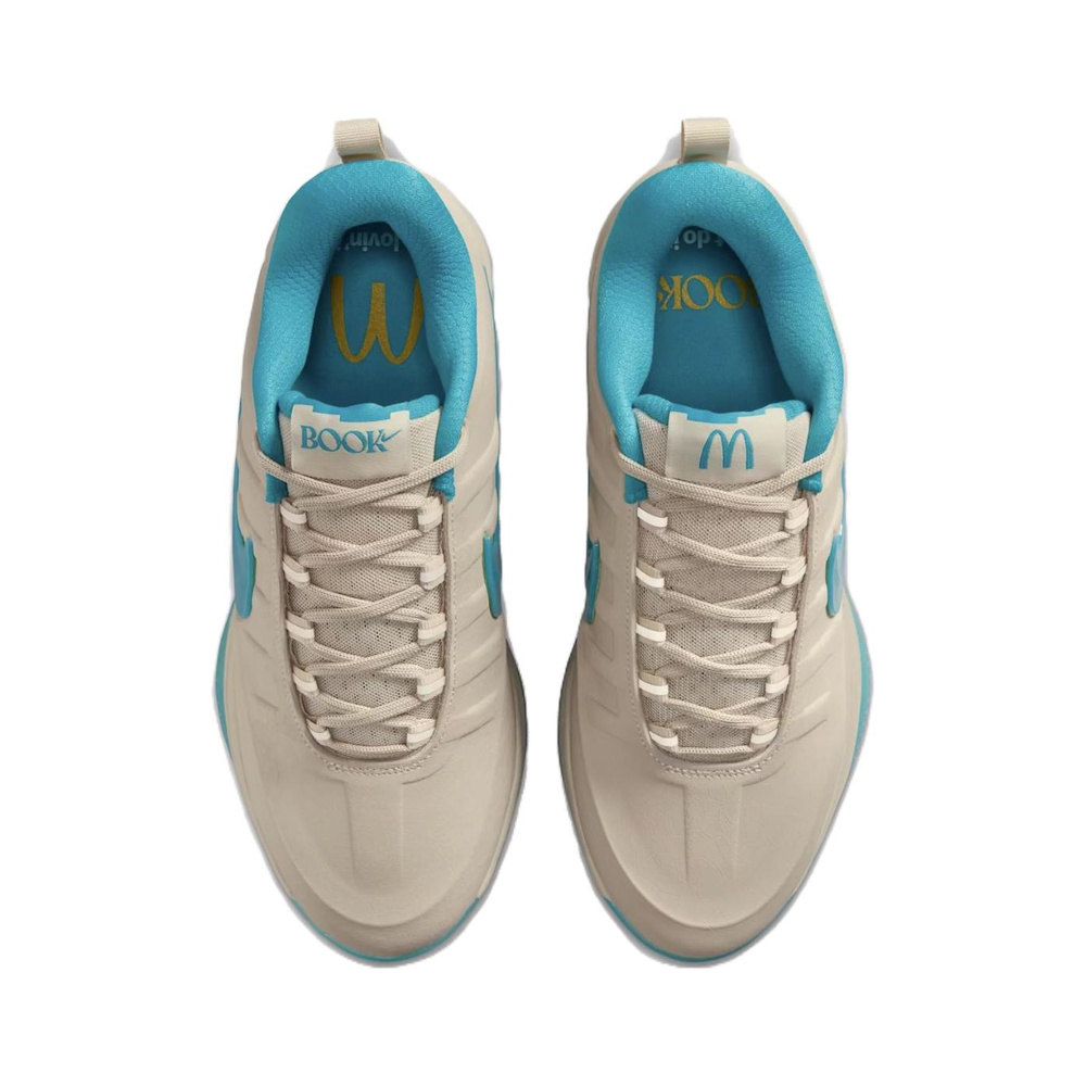 Nike Book 2 'White / Black / Cool Grey / Metallic Cool Grey' Мужские
