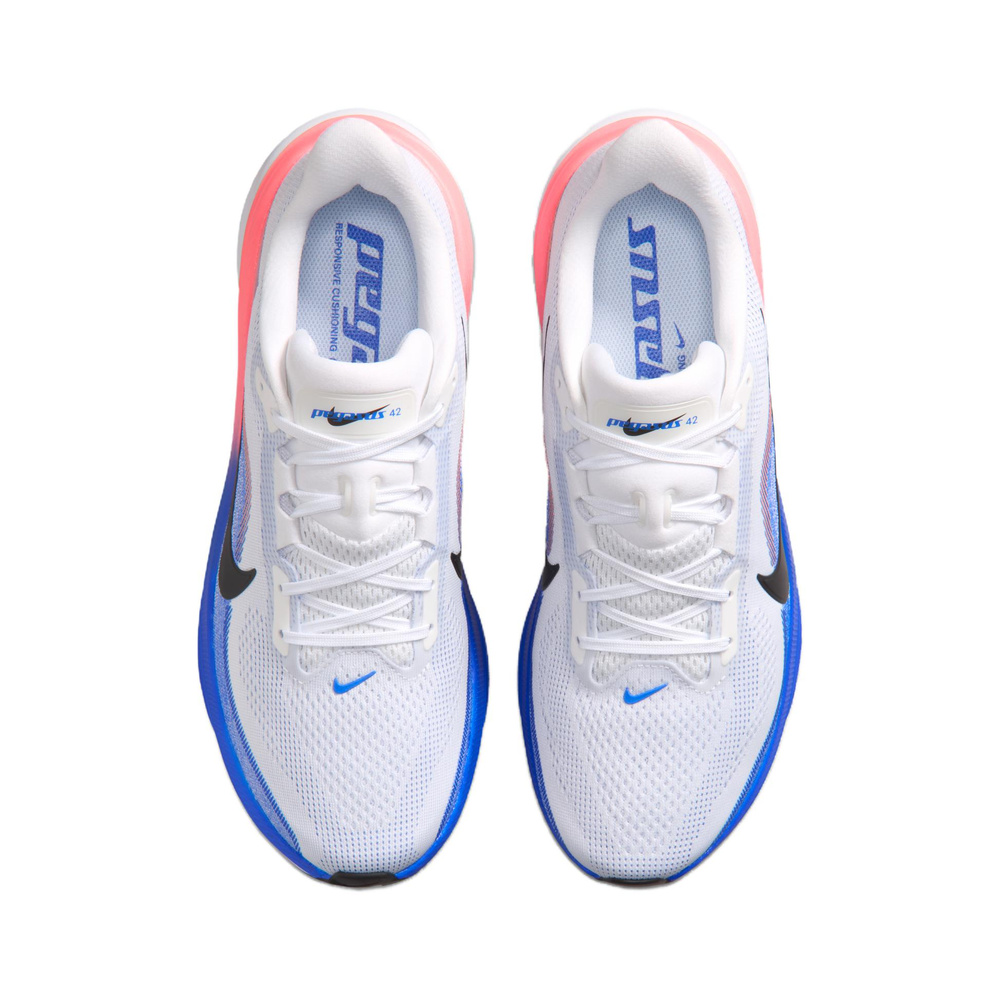 Nike Pegasus 42 'White / Racer Blue / Atomic Pink / Black' Мужские
