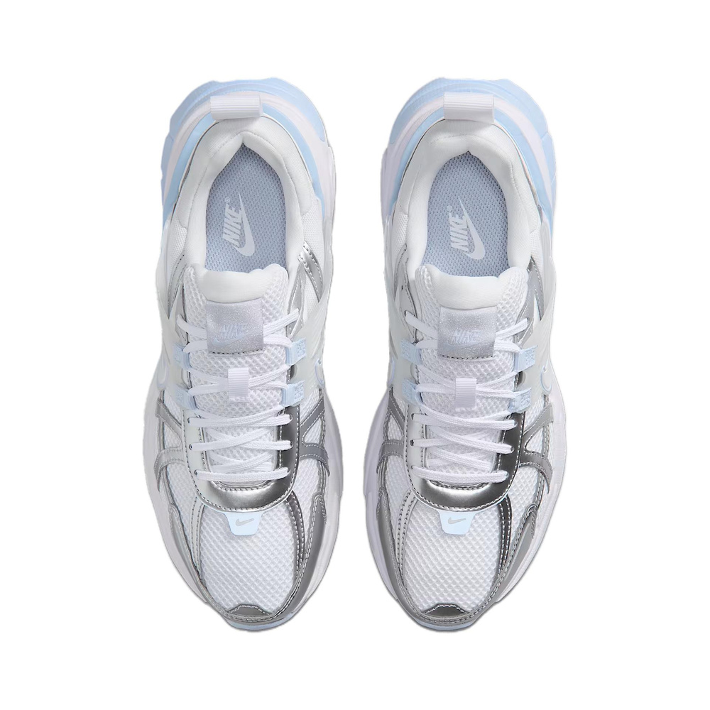 Nike V2K Run 'White / Metallic Silver / Hydrogen Blue / White' Женские
