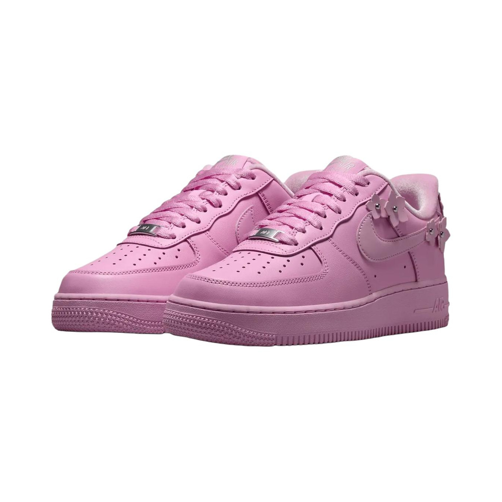 Nike Air Force 1 'Pink Rise / Pink Foam / Metallic Silver / Pink Rise' Женские
