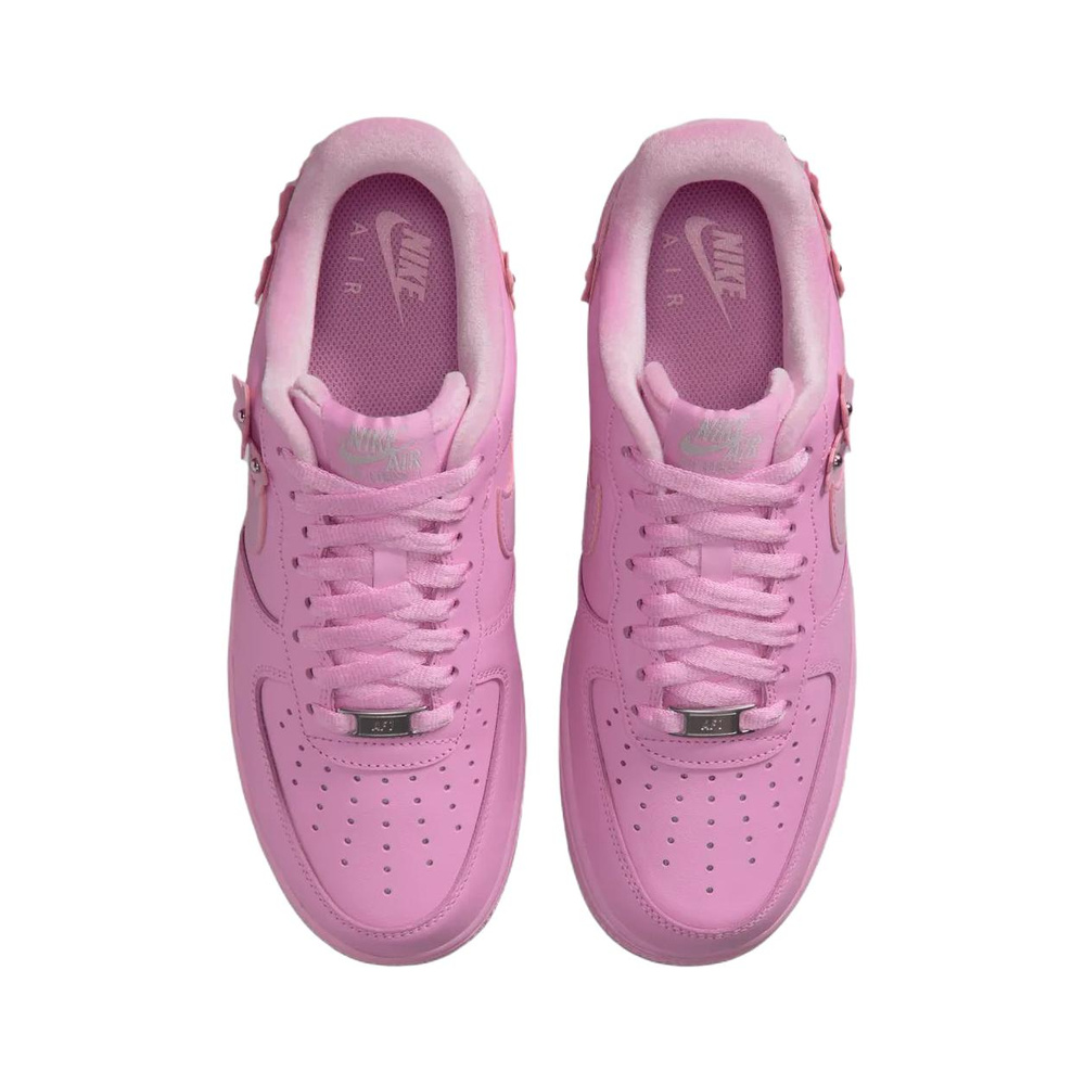 Nike Air Force 1 'Pink Rise / Pink Foam / Metallic Silver / Pink Rise' Женские