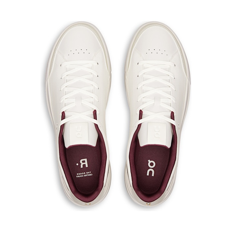 On THE ROGER Centre Court 'Ivory Maroon' Мужские