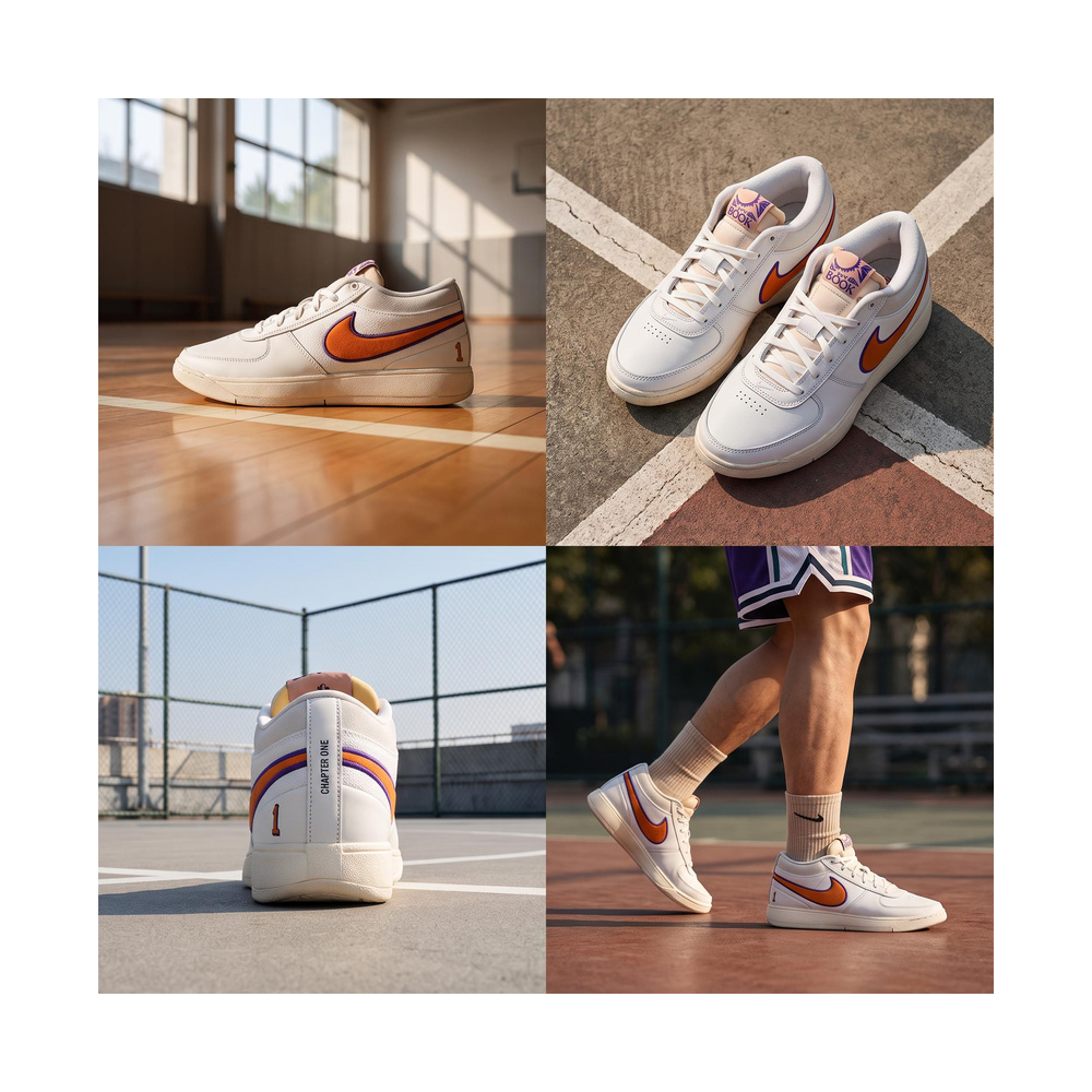 Nike Book 1 'White / Metallic Silver / Black' Мужские