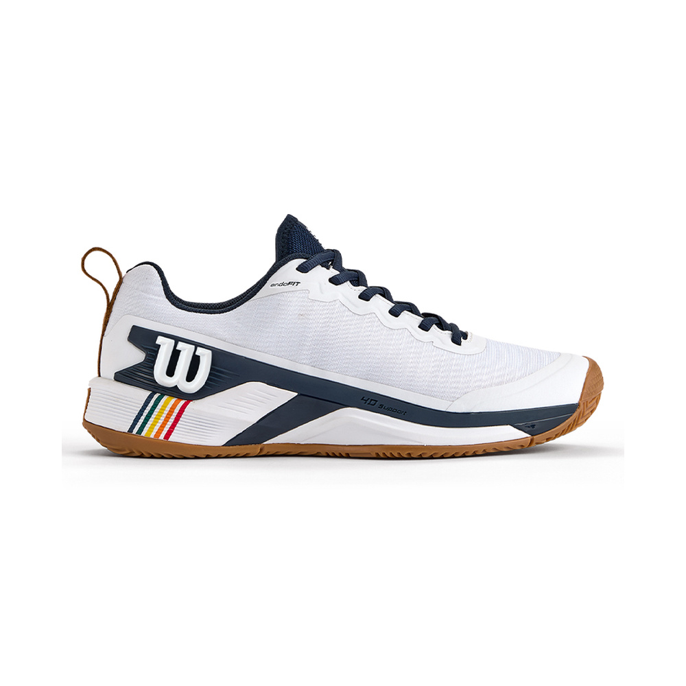 Wilson Rush Pro 4.5 'White / Navy Blue / Brown' Мужские