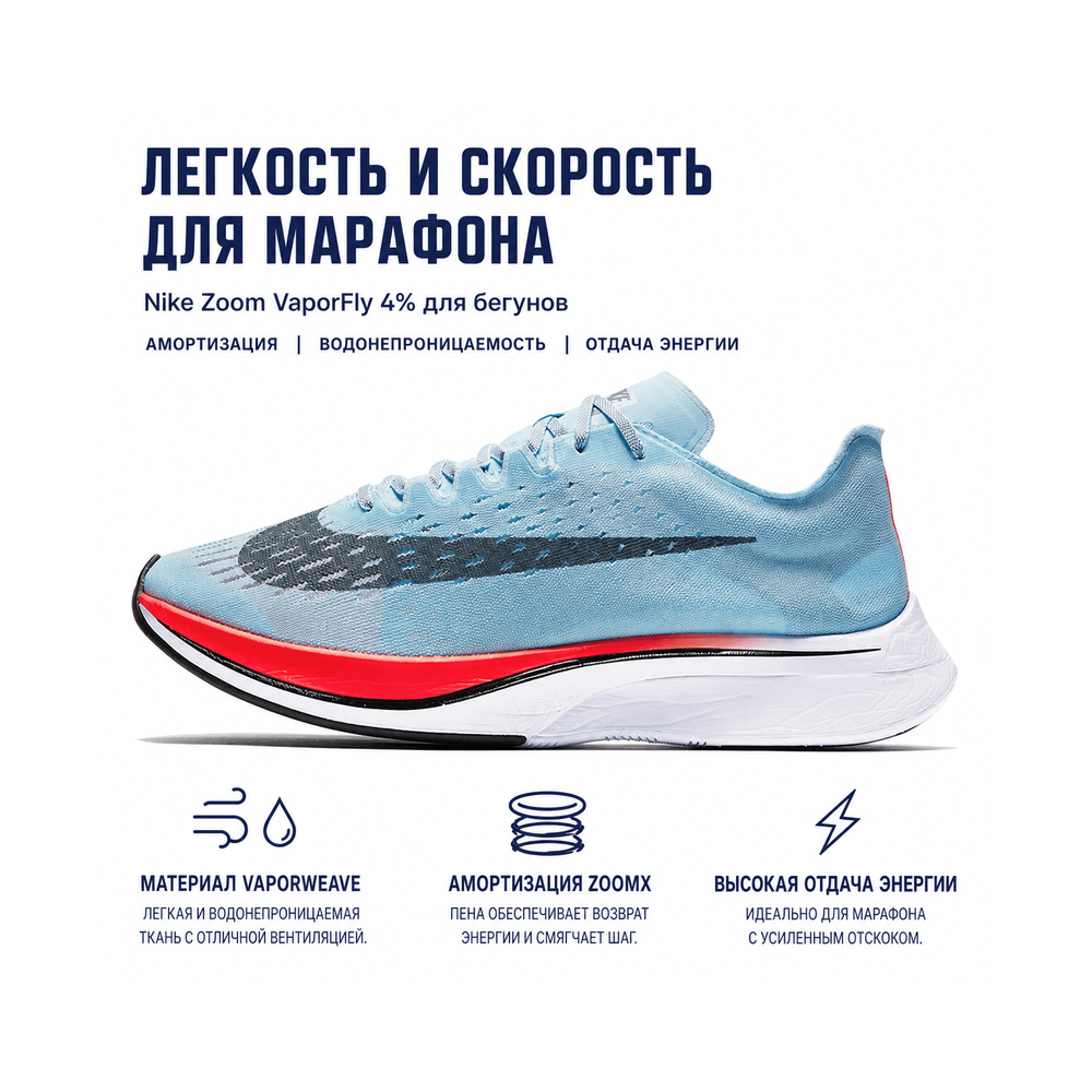 Nike Vaporfly 4 'Obsidian' Мужские