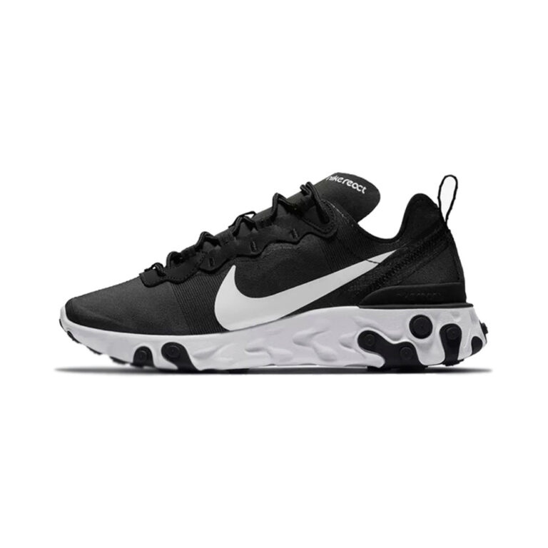 Nike React Element 55 'Obsidian / Lime Blast / Polar / Pink Foam' Женские
