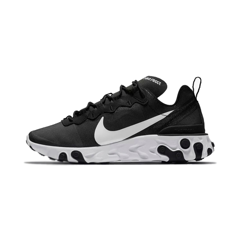 Nike React Element 55 'Obsidian / Lime Blast / Polar / Pink Foam' Женские