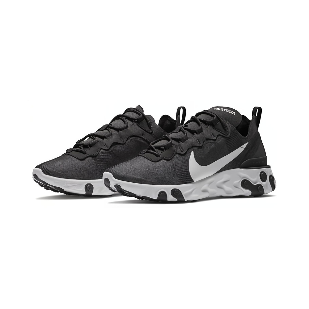 Nike React Element 55 'Obsidian / Lime Blast / Polar / Pink Foam' Женские