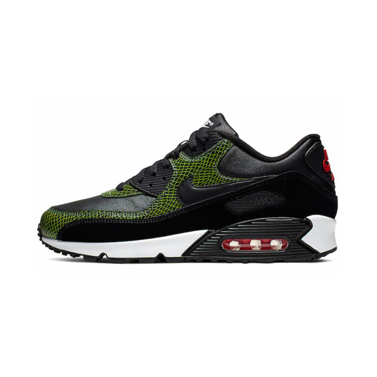 Nike Air Max 90 'Black / Hyper Crimson / White / Chrome' Мужские