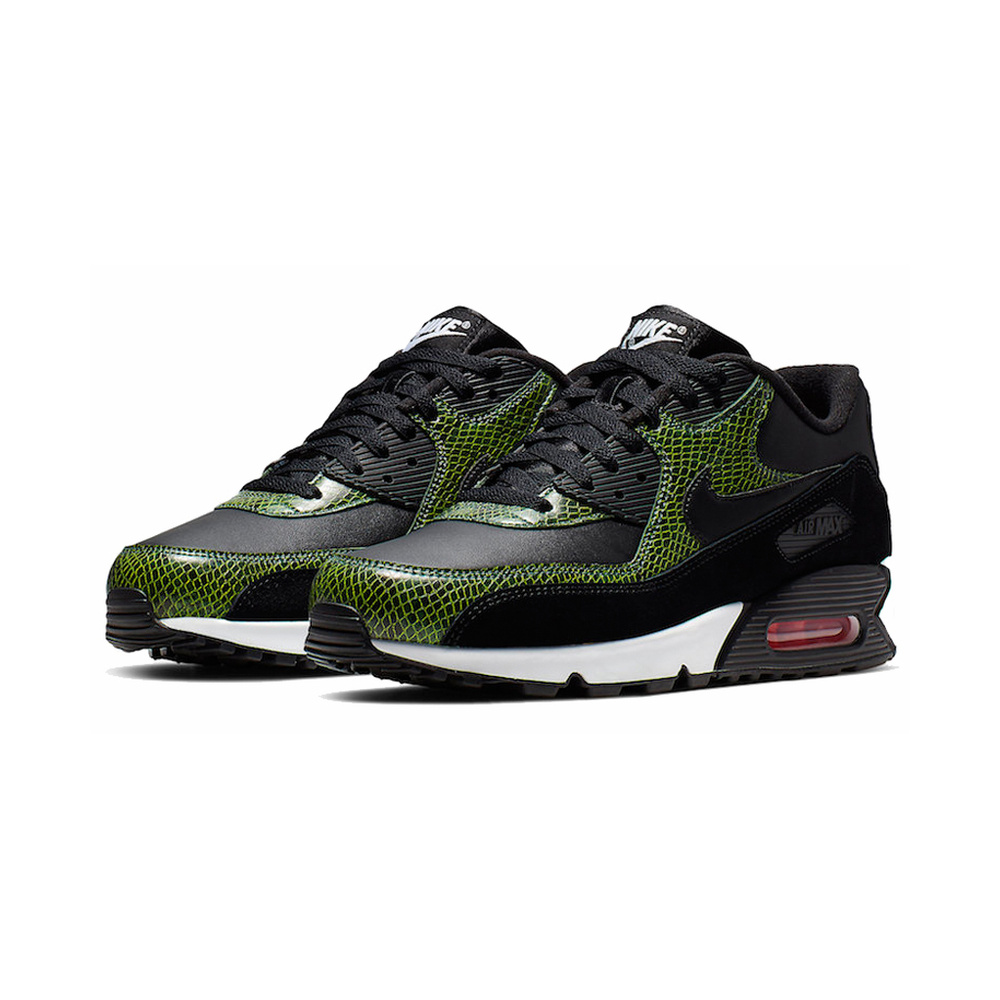 Nike Air Max 90 'Black / Hyper Crimson / White / Chrome' Мужские