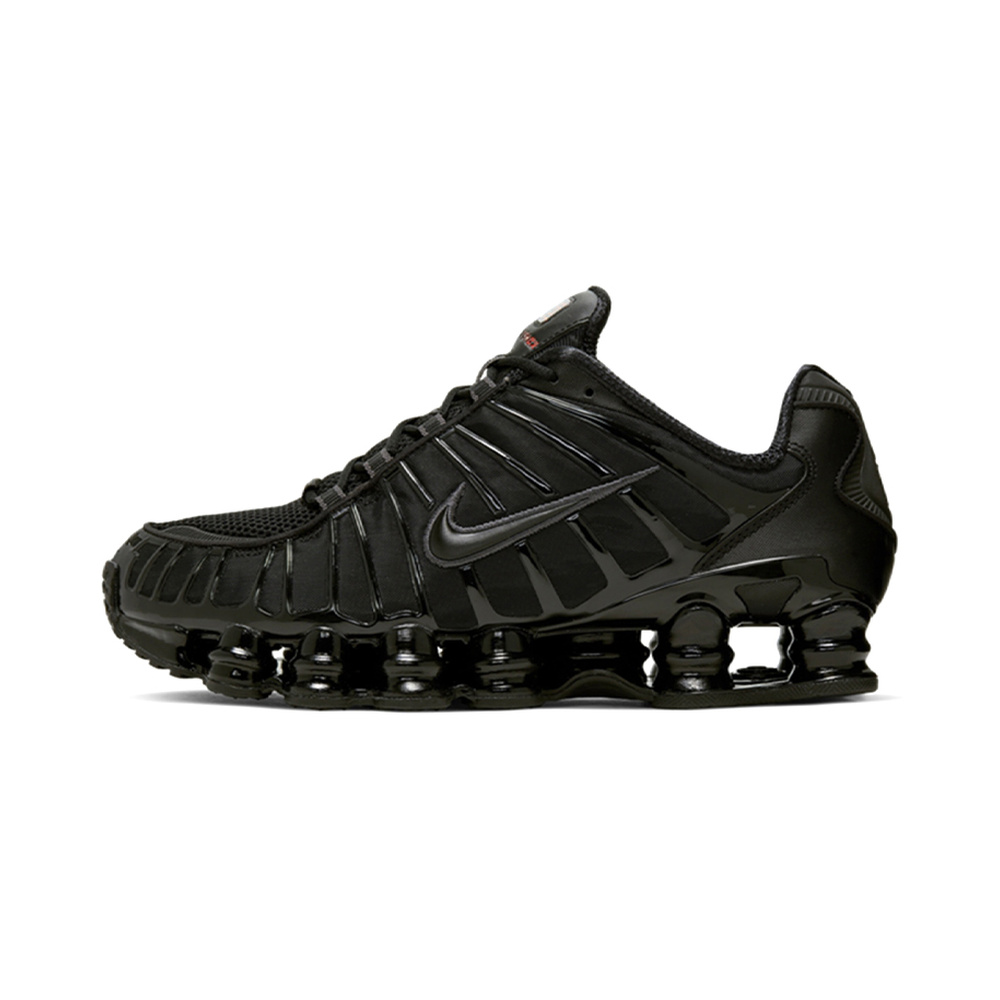 Nike Shox TL Series 'Black / Metallic Hematite / Max Orange / Black' Мужские