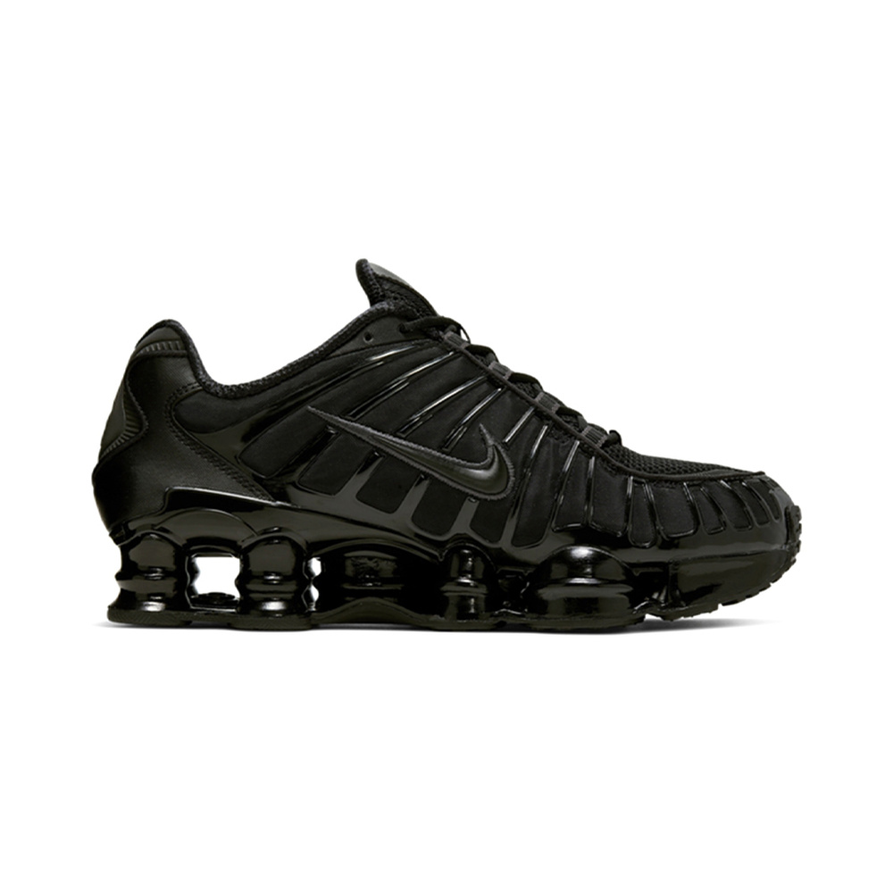 Nike Shox TL Series 'Black / Metallic Hematite / Max Orange / Black' Мужские