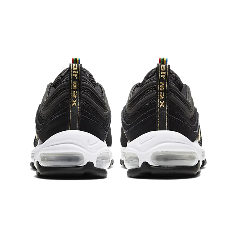 Nike Air Max 97 'Black / Hyper Crimson / White / Chrome' Мужские