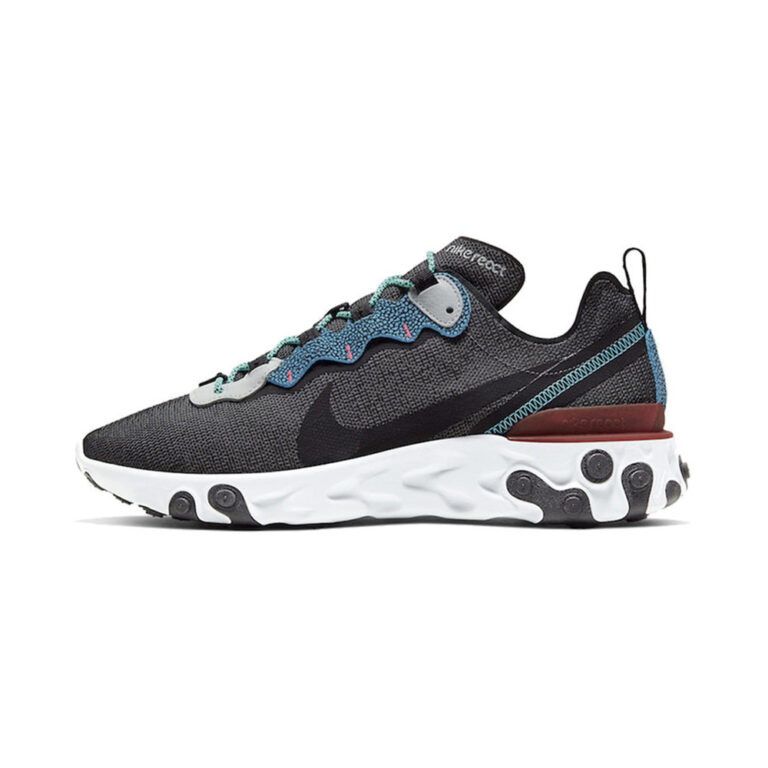 Nike React Element 55 'Black / Dark Smoke Grey / Black' Мужские