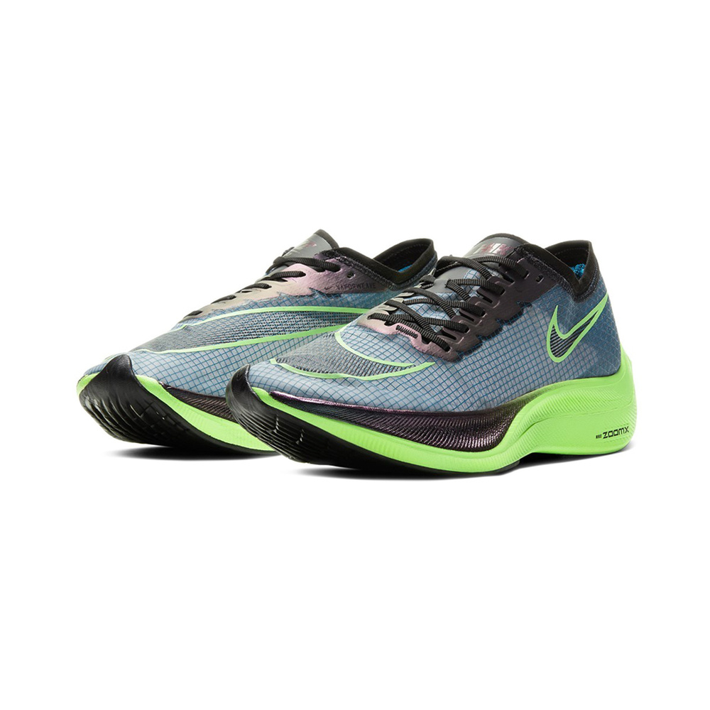 Nike Zoomx Vaporfly 'Obsidian / Lime Blast / Polar / Pink Foam' Мужские