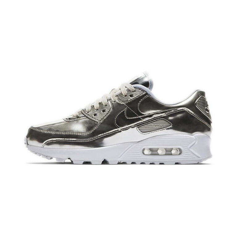 Nike Air Max 90 'Chrome / Pure Platinum / White / Chrome' Женские
