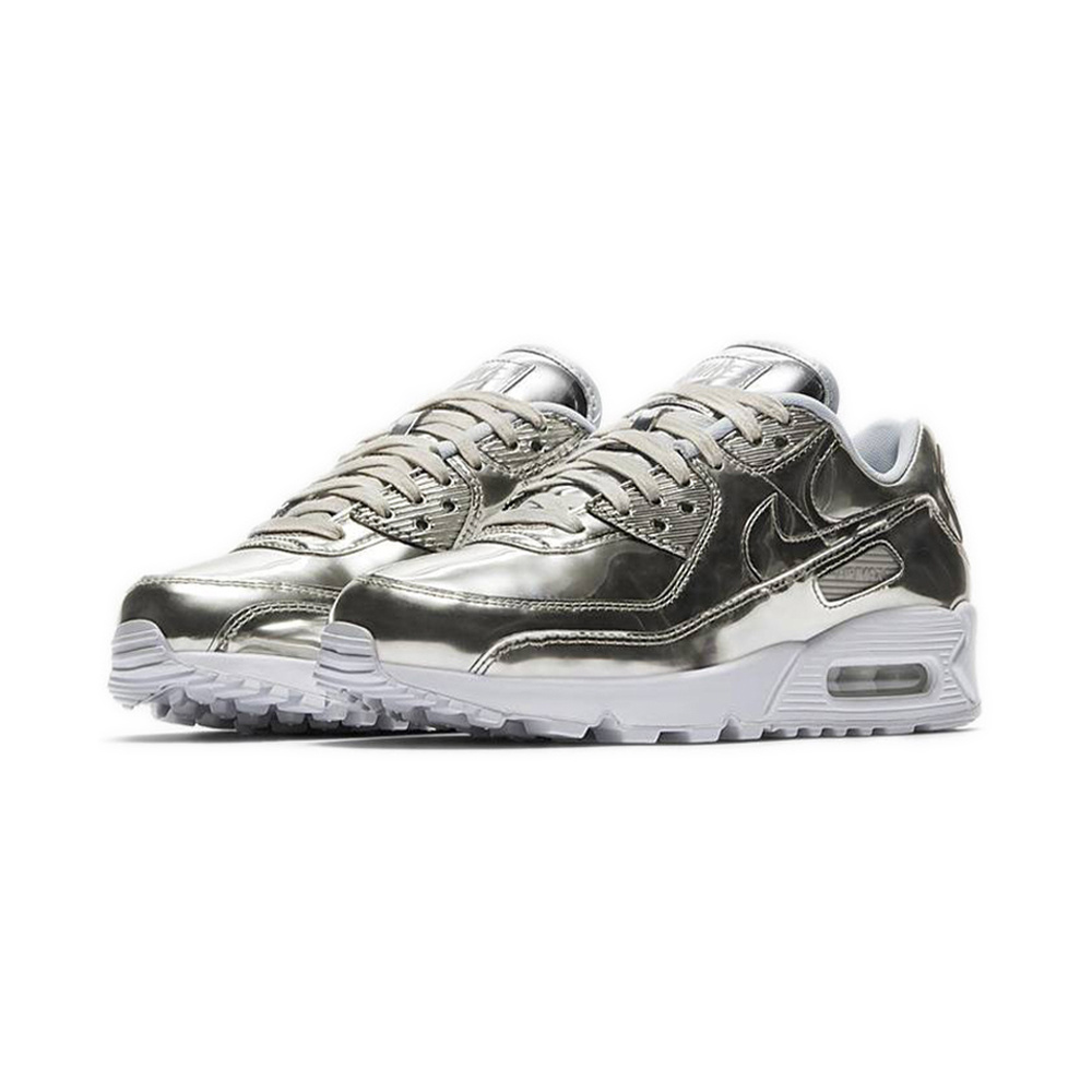 Nike Air Max 90 'Chrome / Pure Platinum / White / Chrome' Женские