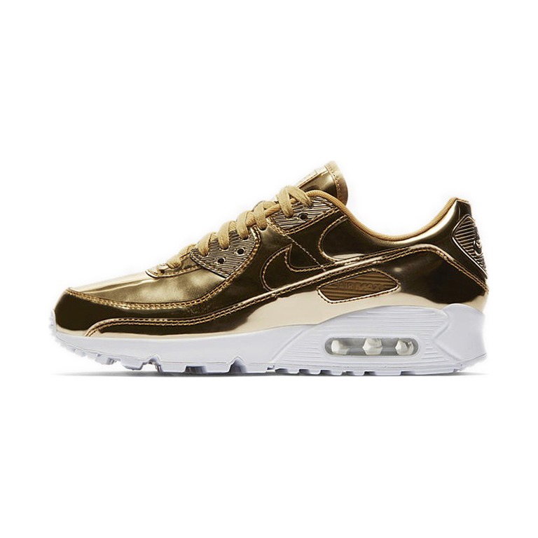 Nike Air Max 90 'Pale Ivory / University Red / Gum Dark Brown / Thunder Blue' Женские