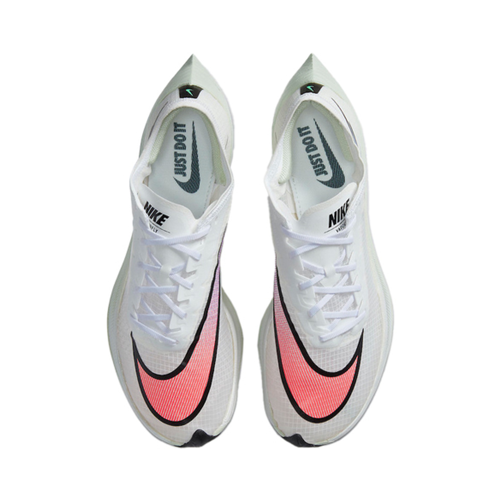 Nike ZoomX Vaporfly 'White / Pure Platinum / Metallic Silver / Dark Obsidian' Мужские