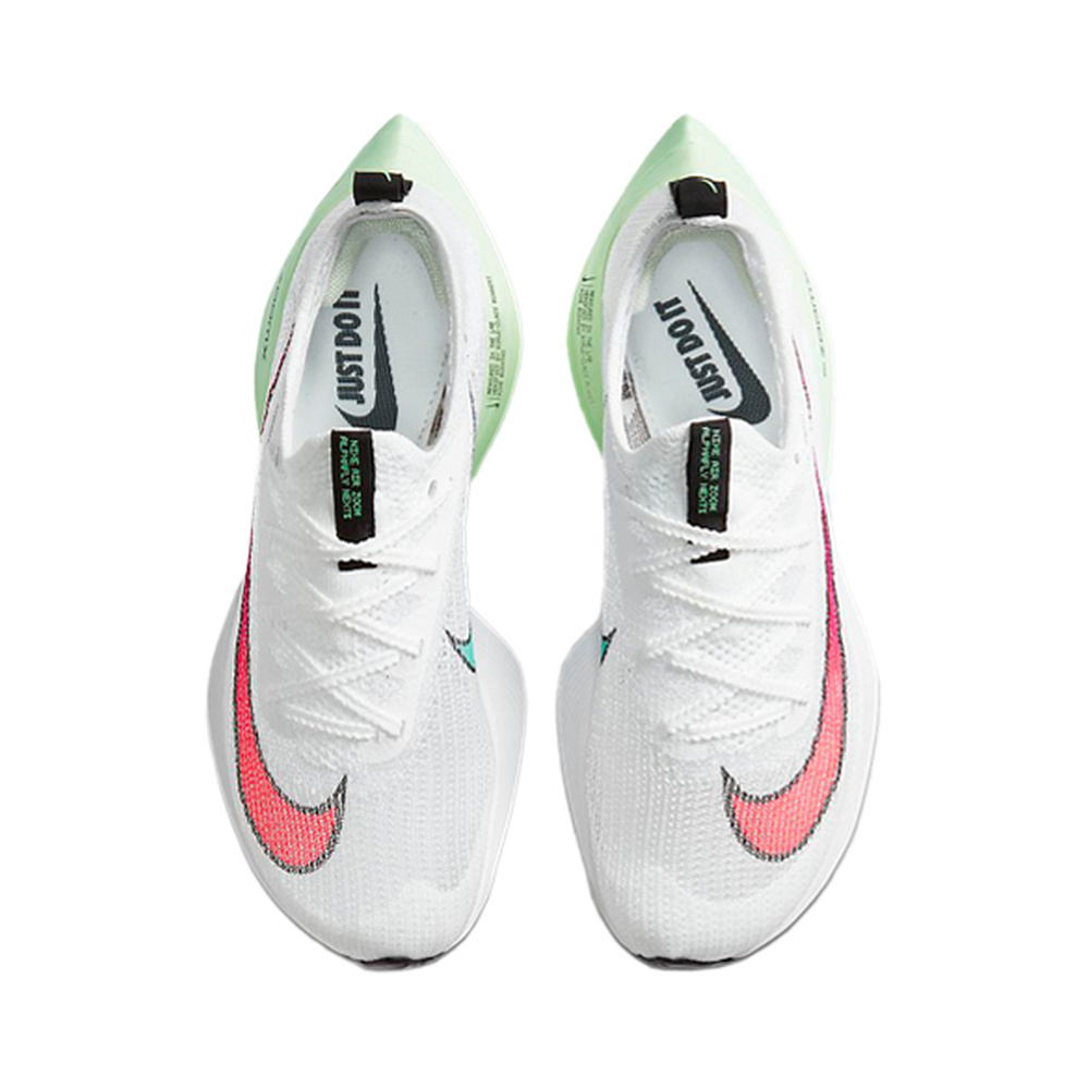 Nike Air Zoom Alphafly 'White / University Gold / Pinksicle / Dark Smoke Grey' Женские