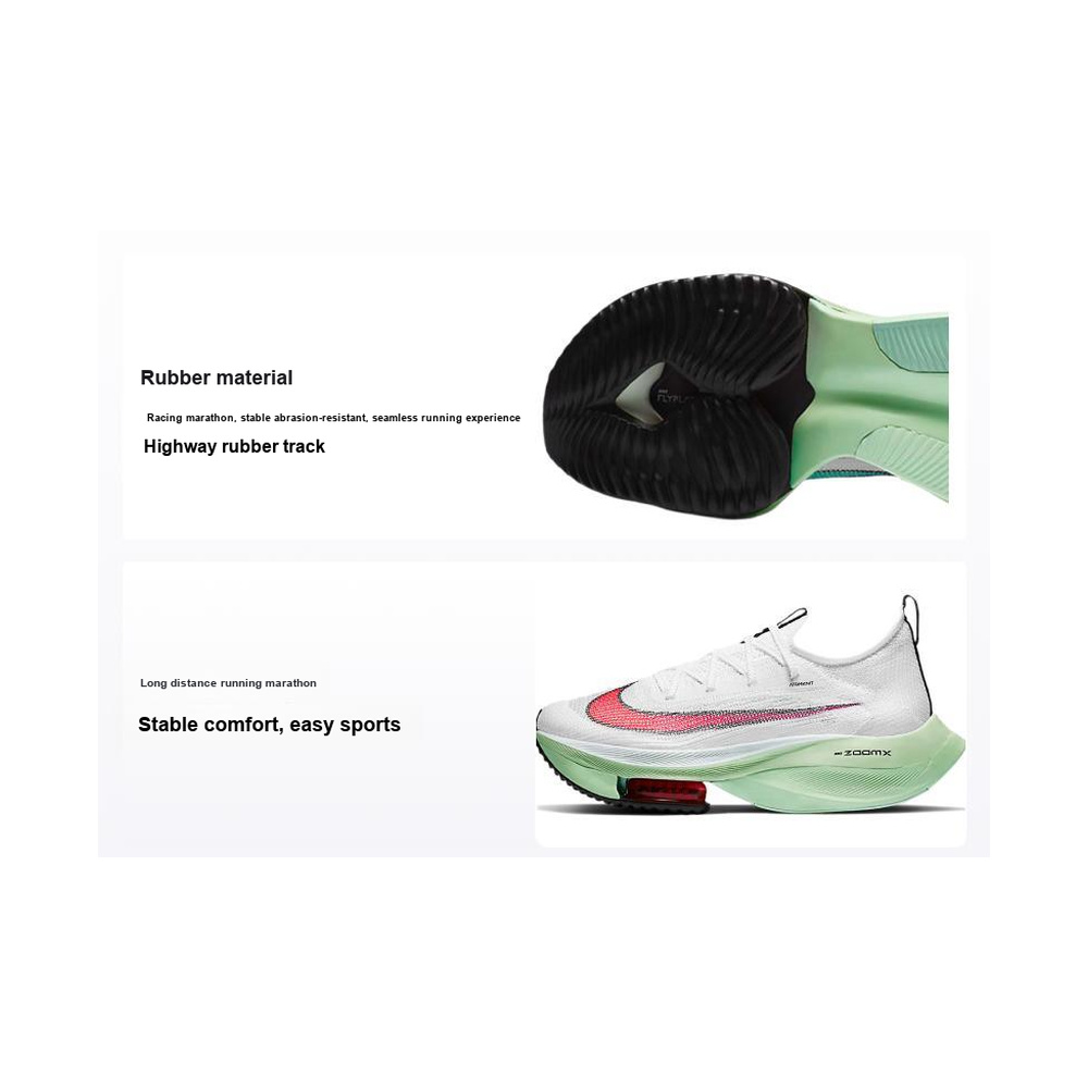 Nike Air Zoom Alphafly 'White / University Gold / Pinksicle / Dark Smoke Grey' Женские