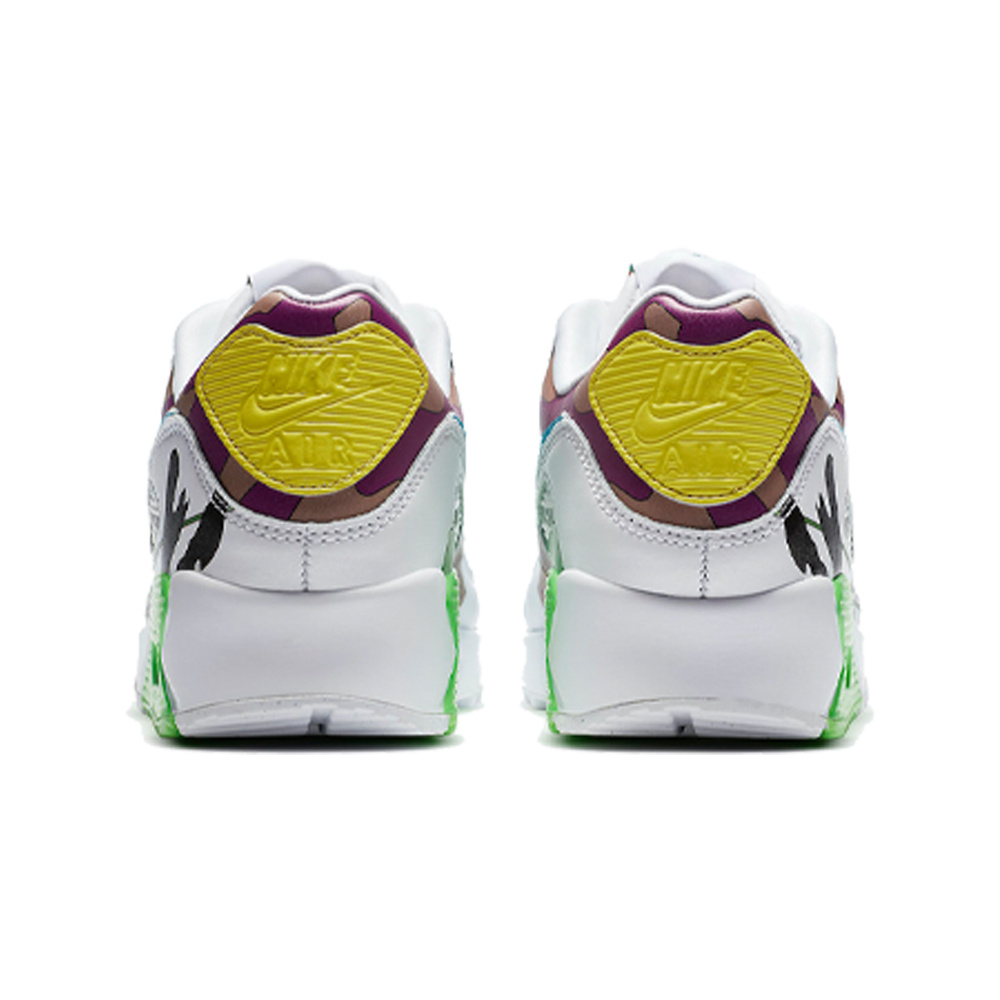 Nike Air Max 90 'Obsidian / Lime Blast / Polar / Pink Foam' Мужские
