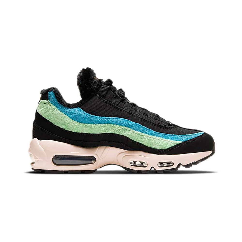 Nike Air Max 95 'Black / Hyper Crimson / White / Chrome' Женские