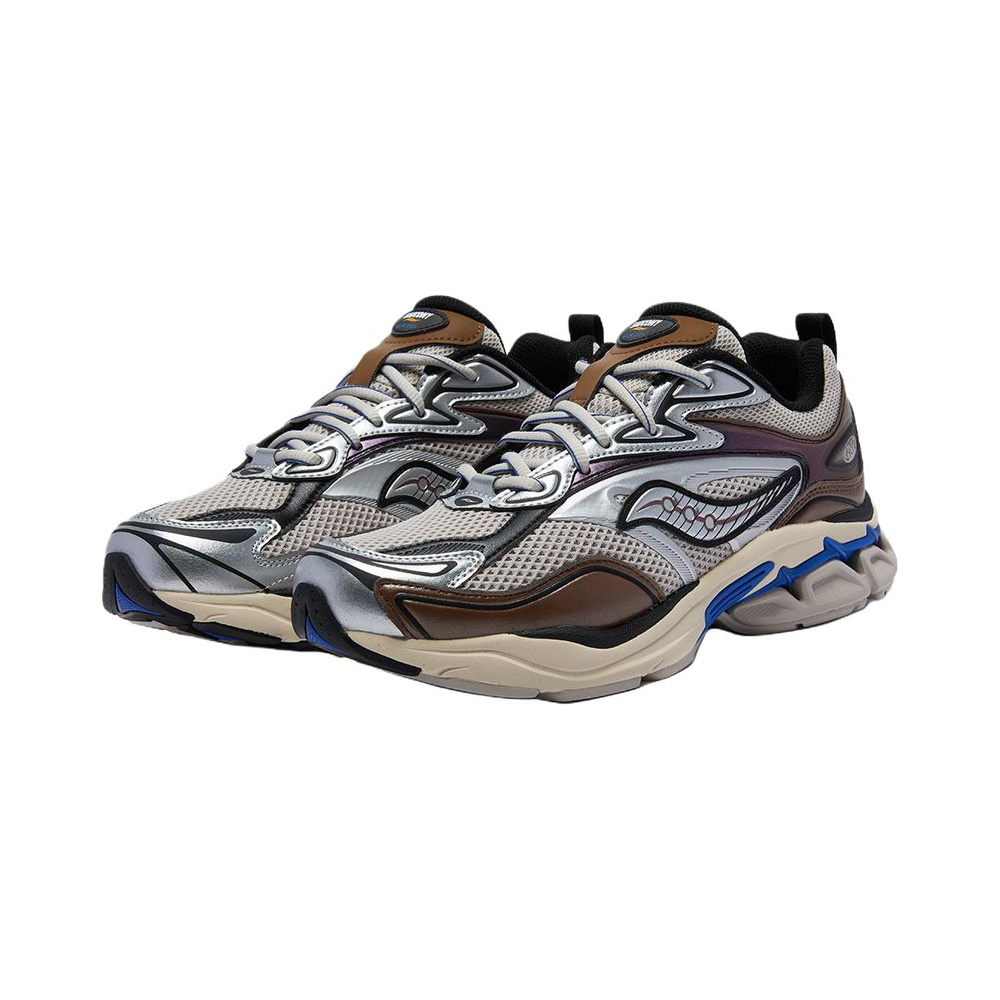 Saucony Grid Fusion 'Grey Silver' Мужские