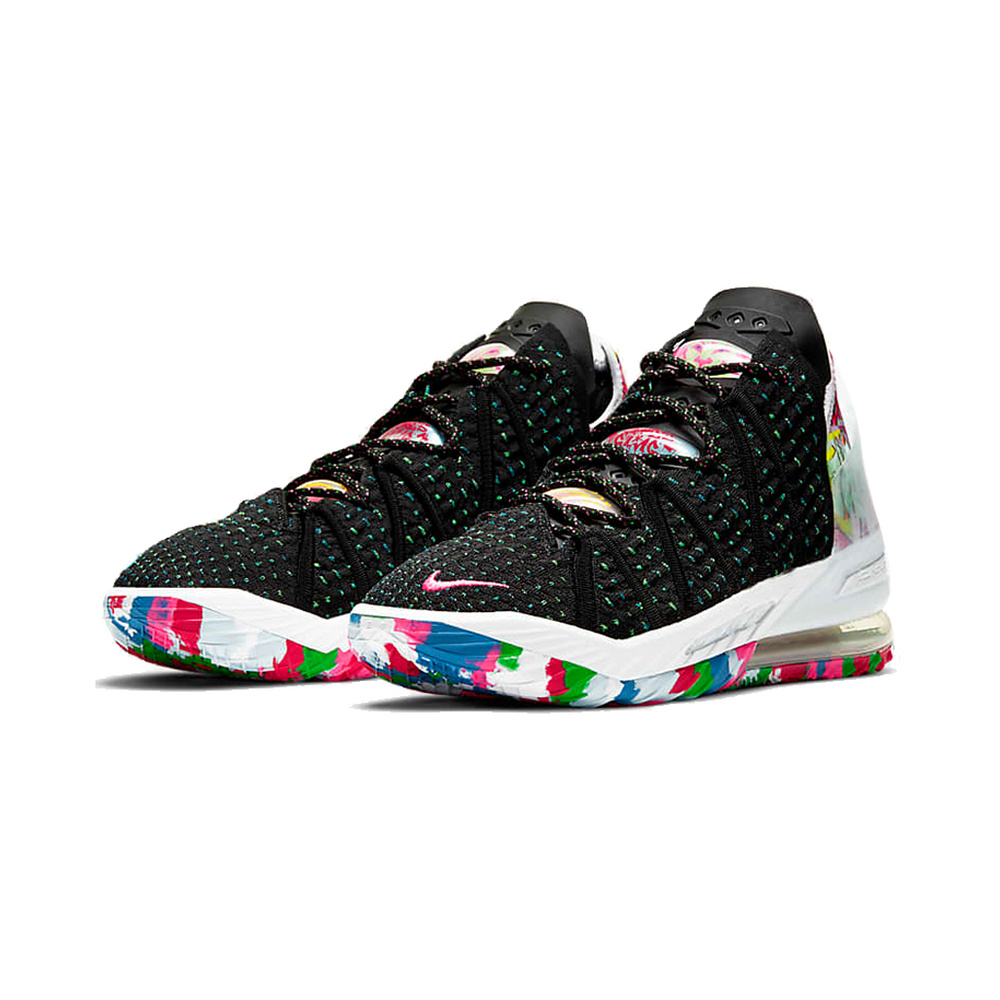 Nike Lebron 18 'Light Smoke Grey / Photon Dust / Hyper Crimson / Chrome' Мужские
